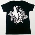 ナナカワ Tシャツ サメ　ブラック