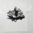 ナナカワ Tシャツ ワニ　ホワイト