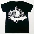 ナナカワ Tシャツ ワニ　ブラック
