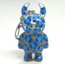 7th☆UAMOU*ブルーレオパードキーホルダー5